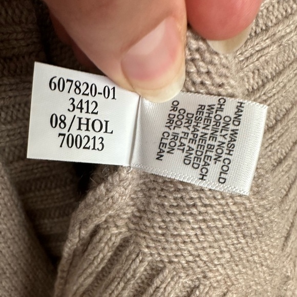 Banana Republic Women’s Small Elbow Sleeve Belted Cashmere Blend Sweater Coat - Picture 5 of 6